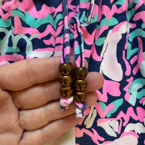 Lilly Pulitzer Tala Romper in Navy Lobstah Roll Print Medium EUC Beach Cruise - Picture 3 of 10